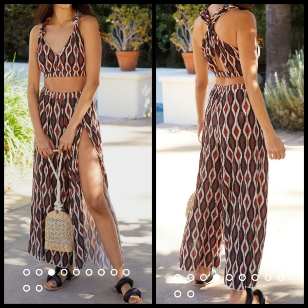 Anthropologie Multicolor Patterned Jumpsuit